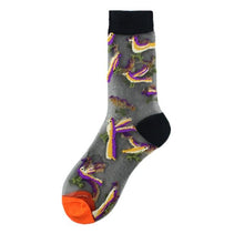 Load image into Gallery viewer, Novelty Harajuku Crystal Silk Tide Socks Funny Sunflowers Vines Flowers Happy Socks Casual High Quality Socks for Women
