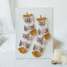 Load image into Gallery viewer, Novelty Harajuku Crystal Silk Tide Socks Funny Sunflowers Vines Flowers Happy Socks Casual High Quality Socks for Women
