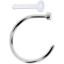 Load image into Gallery viewer, 18G 3/8 Pack Set of 3 Assorted Stainless Steel Nose Hoop Rings
