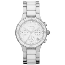 将图片加载到图库查看器，DKNY Women's Chronograph White Dial
