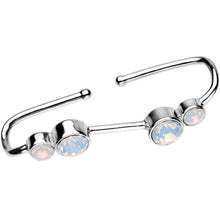 Load image into Gallery viewer, Aurora Gem Illusion Non Pierced Industrial Barbell
