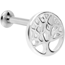 Load image into Gallery viewer, 5/16 Tree of Life Cutout Tragus Cartilage Earring
