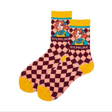 Load image into Gallery viewer, Occident Fashion Colorful Print Socks Women with Mushroom Spring Woman Socks Breathable Cotton Socks For Women
