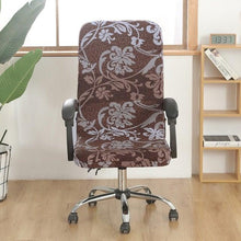 Load image into Gallery viewer, Office Chair Cover Jacquard Removable Gaming Computer Case Cushion Covers Dust Guards For Home Leisure Universal Size Modern Stretchable Cloth Polyester Universal Desk Task Chair Chair Covers Stretch Rotating Chair Slipcover
