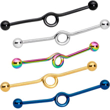 Load image into Gallery viewer, 14G Multi Color Twist Industrial Project Bar Set of 5 40mm
