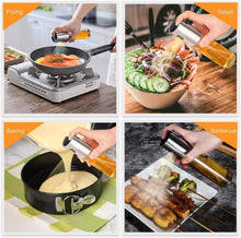 将图片加载到图库查看器，Oil Spray Bottle Dispenser Sprayer Olive Kitchen Accessories Gadget Cooking BBQ Barbeque Tools Utensils Sets Oil Spritzer for Salad BBQ Retro Portable Cooking Frying Barbeque Oil Spray Meat Grilling Spray Bottle For BBQ
