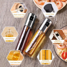 将图片加载到图库查看器，Oil Spray Bottle Dispenser Sprayer Olive Kitchen Accessories Gadget Cooking BBQ Barbeque Tools Utensils Sets Oil Spritzer for Salad BBQ Retro Portable Cooking Frying Barbeque Oil Spray Meat Grilling Spray Bottle For BBQ
