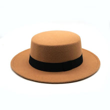 Load image into Gallery viewer, One Size Winter Autumn Cotton Women Men Fedoras Lady Retro Wide Brim  Hat Belt Fedora Hat Top Lightweight Caps Everyday Wear Hats Summer Sun Hat
