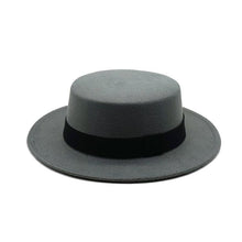 Load image into Gallery viewer, One Size Winter Autumn Cotton Women Men Fedoras Lady Retro Wide Brim  Hat Belt Fedora Hat Top Lightweight Caps Everyday Wear Hats Summer Sun Hat
