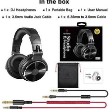 Load image into Gallery viewer, OneOdio Wired Over Ear Headphones Studio Monitor &amp; Mixing DJ Stereo Headsets
