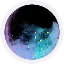 Load image into Gallery viewer, Deep Space Galaxy White Acrylic Saddle Plug Set Available Sizes 0G to 20mm
