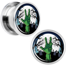 将图片加载到图库查看器，Cemetery Zombie Hand Halloween Plug Set 1/2

