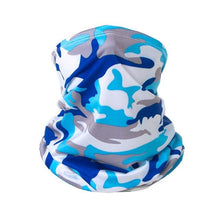 Load image into Gallery viewer, Outdoor Balaclava Bandana Uv Biker Cover Scarf Seamless Magic Headband Camouflage Neck Gaiter Face Cover Headwear Scarf Uniesx Men Women Bandanas Polyester Breathable Windproof Anti UV Neck Cover Camping Hiking Climbing Face Mask Headband
