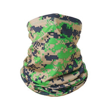 Load image into Gallery viewer, Outdoor Balaclava Bandana Uv Biker Cover Scarf Seamless Magic Headband Camouflage Neck Gaiter Face Cover Headwear Scarf Uniesx Men Women Bandanas Polyester Breathable Windproof Anti UV Neck Cover Camping Hiking Climbing Face Mask Headband
