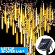 Load image into Gallery viewer, Outdoor Solar Meteor Christmas String Lights
