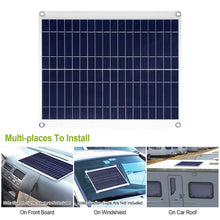 Load image into Gallery viewer, Outdoor Solar Panel 12V 25W Car Battery Charger

