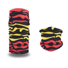 将图片加载到图库查看器，Outdoor Sport Camping Hiking Scarf Printing Bandana Windproof Sunscreen Neck Tube Gaiter Headband Shemagh Washable Cloth Bandanas Women Men Neck Gaiter Cover Turban Multipurpose Balaclava Elastic UV Face Shields for Women
