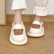 Load image into Gallery viewer, Outdoor Winter Waterproof Women Non-Slip Slippers Warm Female Plush House Slippers Indoor Flip Flops Waterproof Fuzzy Clogs Slippers Cozy Slip-On Memory Foam Fur House Slippers
