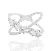 将图片加载到图库查看器，Oval Design Mini X Ring
