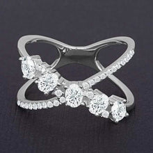 将图片加载到图库查看器，Oval Design Mini X Ring
