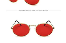 Load image into Gallery viewer, Oval Sunglasses Vintage Retro Sunglasses Designer Glasses for Women Men Oval Shape Sunglasses For Women/Men  Popular Luxury Round Shape  Sunglasses
