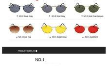 Load image into Gallery viewer, Oval Sunglasses Vintage Retro Sunglasses Designer Glasses for Women Men Oval Shape Sunglasses For Women/Men  Popular Luxury Round Shape  Sunglasses
