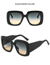 Load image into Gallery viewer, Oversized Leopard Unique &amp; Attractive Designer Sunglasses For Women &amp; Men Luxury Shades In Brown Square Size Sun Glasses Luxury Square Gradient Sun Glasses Shades
