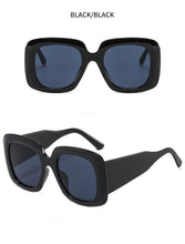 Load image into Gallery viewer, Oversized Leopard Unique &amp; Attractive Designer Sunglasses For Women &amp; Men Luxury Shades In Brown Square Size Sun Glasses Luxury Square Gradient Sun Glasses Shades
