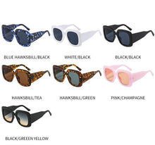 Load image into Gallery viewer, Oversized Leopard Unique &amp; Attractive Designer Sunglasses For Women &amp; Men Luxury Shades In Brown Square Size Sun Glasses Luxury Square Gradient Sun Glasses Shades
