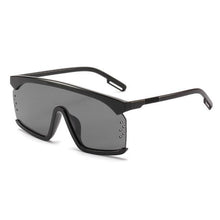 将图片加载到图库查看器，Oversized Shield Sunglasses for Women Men Square Rimless Fashion Shades Sunglasses For Women &amp; Men Elegant Shades For Women Popular Oversized Festival Trendy Sunglasses For Men &amp; Women
