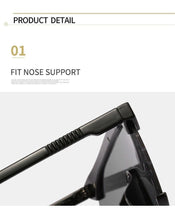 将图片加载到图库查看器，Oversized Shield Sunglasses for Women Men Square Rimless Fashion Shades Sunglasses For Women &amp; Men Elegant Shades For Women Popular Oversized Festival Trendy Sunglasses For Men &amp; Women

