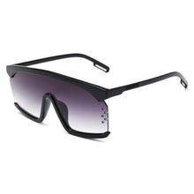 将图片加载到图库查看器，Oversized Shield Sunglasses for Women Men Square Rimless Fashion Shades Sunglasses For Women &amp; Men Elegant Shades For Women Popular Oversized Festival Trendy Sunglasses For Men &amp; Women
