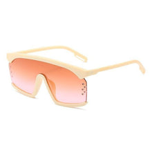 将图片加载到图库查看器，Oversized Shield Sunglasses for Women Men Square Rimless Fashion Shades Sunglasses For Women &amp; Men Elegant Shades For Women Popular Oversized Festival Trendy Sunglasses For Men &amp; Women
