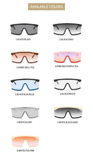 将图片加载到图库查看器，Oversized Shield Sunglasses for Women Men Square Rimless Fashion Shades Sunglasses For Women &amp; Men Elegant Shades For Women Popular Oversized Festival Trendy Sunglasses For Men &amp; Women
