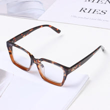 Load image into Gallery viewer, Oversized  Square Reading Glasses  For Men Women Portable Large Frame High Definition Computer Gaming Eyeglasses Eye Protection Eyewear Diopter 0~+ 3.00
