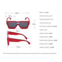 将图片加载到图库查看器，Oversized Square Rimless Shades UV400 Shape Sunglasses For Women New Fashionable New Big Frame Sun Glasses for Female New Latest Attractive Large Flat Top Eyewear For  Unisex
