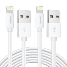 Load image into Gallery viewer, Overtime Apple MFi Certified Lightning Cable 10ft with Dual USB Wall Charger Adapter
