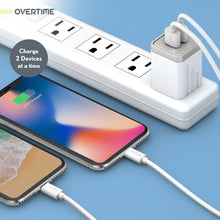 Load image into Gallery viewer, Overtime Dual USB Power Adapter Fast Charging Power Plug
