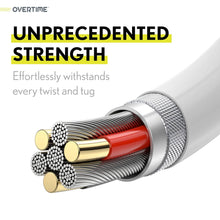 Load image into Gallery viewer, Overtime MFI Certified USB C to Lightning 6ft cable, Fast Charging &amp; Data Transfer - White
