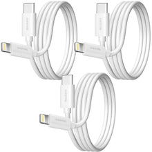 Load image into Gallery viewer, Overtime MFI Certified USB C to Lightning 6ft cable, Fast Charging &amp; Data Transfer - White
