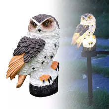 Load image into Gallery viewer, Owl Solar LED Lights with Decorative Stake
