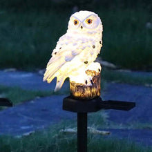 Load image into Gallery viewer, Owl Solar LED Lights with Decorative Stake
