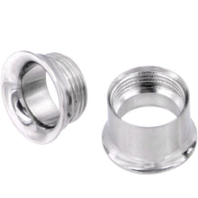 将图片加载到图库查看器，00G Steel Screw Fit Tunnel Plug Set
