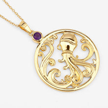 Load image into Gallery viewer, 0.24 Carat Genuine Amethyst .925 Sterling Silver Pendant
