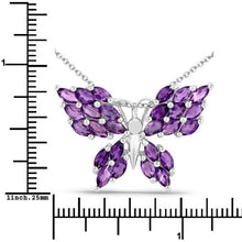 Load image into Gallery viewer, 3.90 Carat Genuine Amethyst .925 Sterling Silver Pendant
