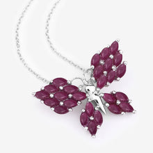 Load image into Gallery viewer, 3.12 Carat Genuine Ruby .925 Sterling Silver Pendant

