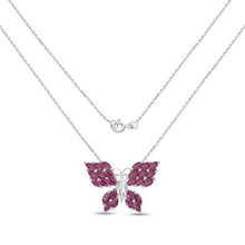 Load image into Gallery viewer, 3.12 Carat Genuine Ruby .925 Sterling Silver Pendant
