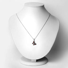 Load image into Gallery viewer, 0.80 Carat Genuine Garnet .925 Sterling Silver Pendant
