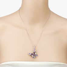 Load image into Gallery viewer, 3.80 Carat Genuine Multi Stones .925 Sterling Silver Pendant
