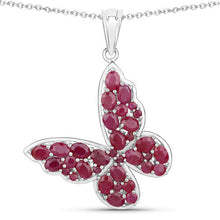 将图片加载到图库查看器，4.72 Carat Genuine Ruby .925 Sterling Silver Pendant
